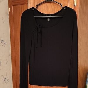 George Classic Black Long Sleeve Blouse